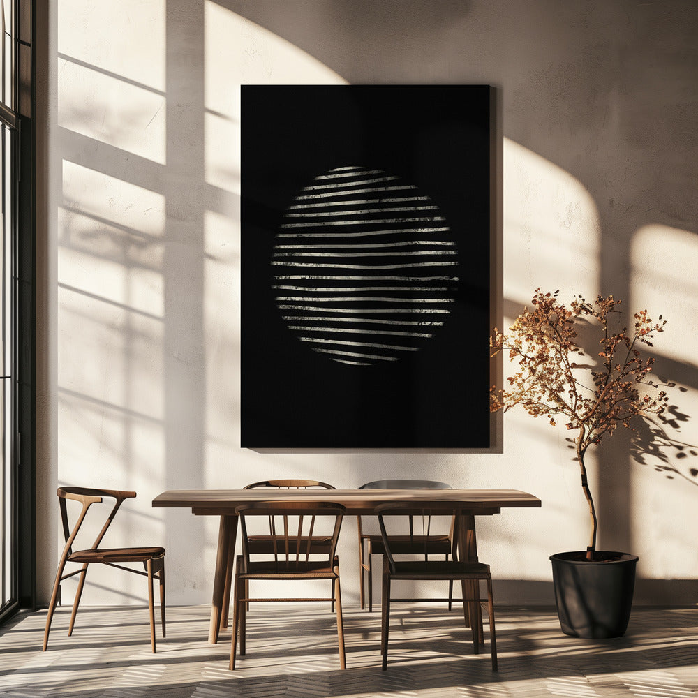 Midnight Wind Abstraction | Canvas