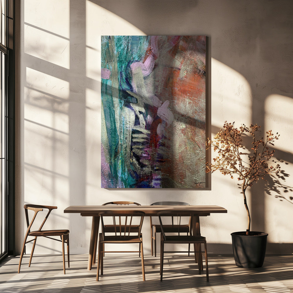 Mystische Pinselstriche | Leinwand