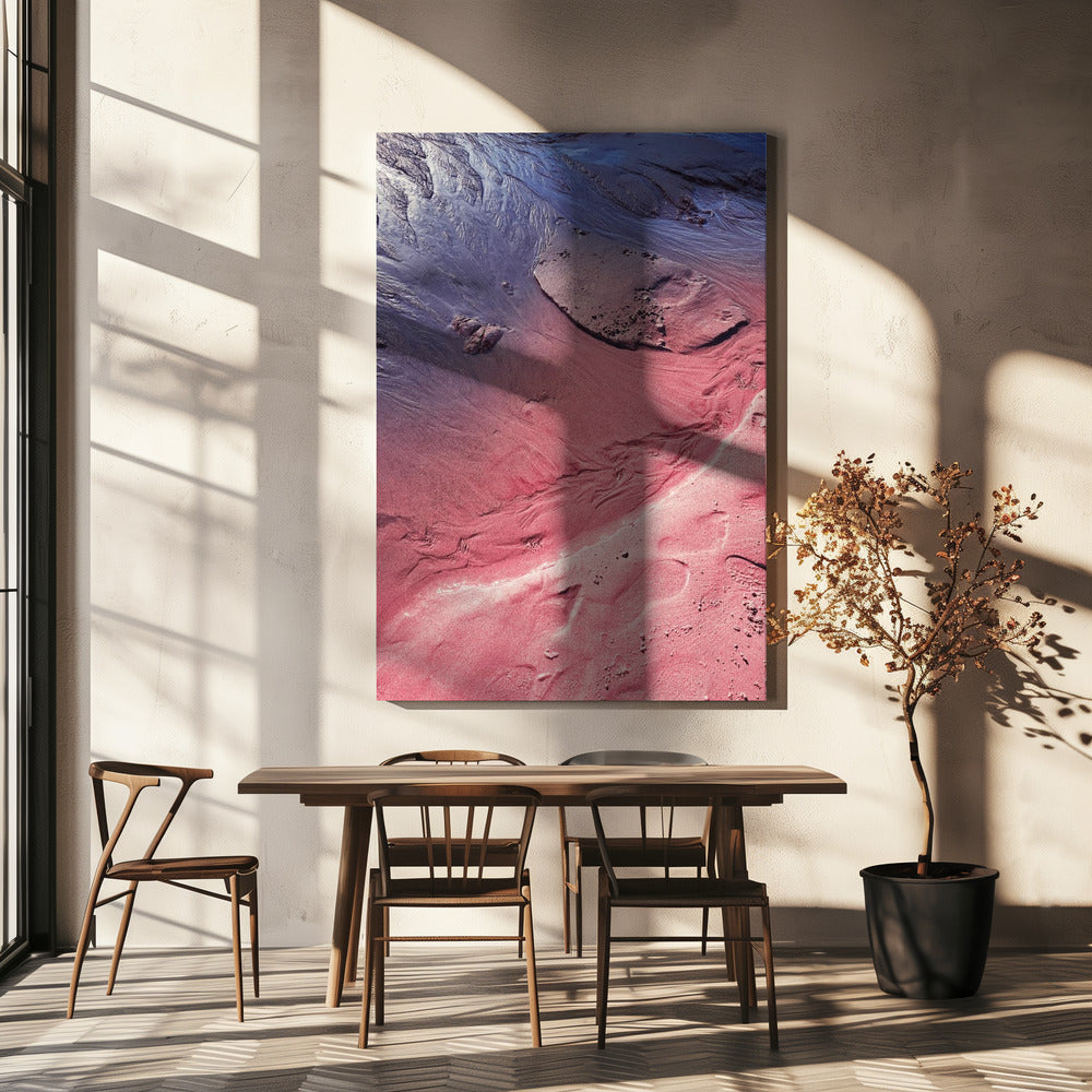 Crimson Tides Flow | Leinwand