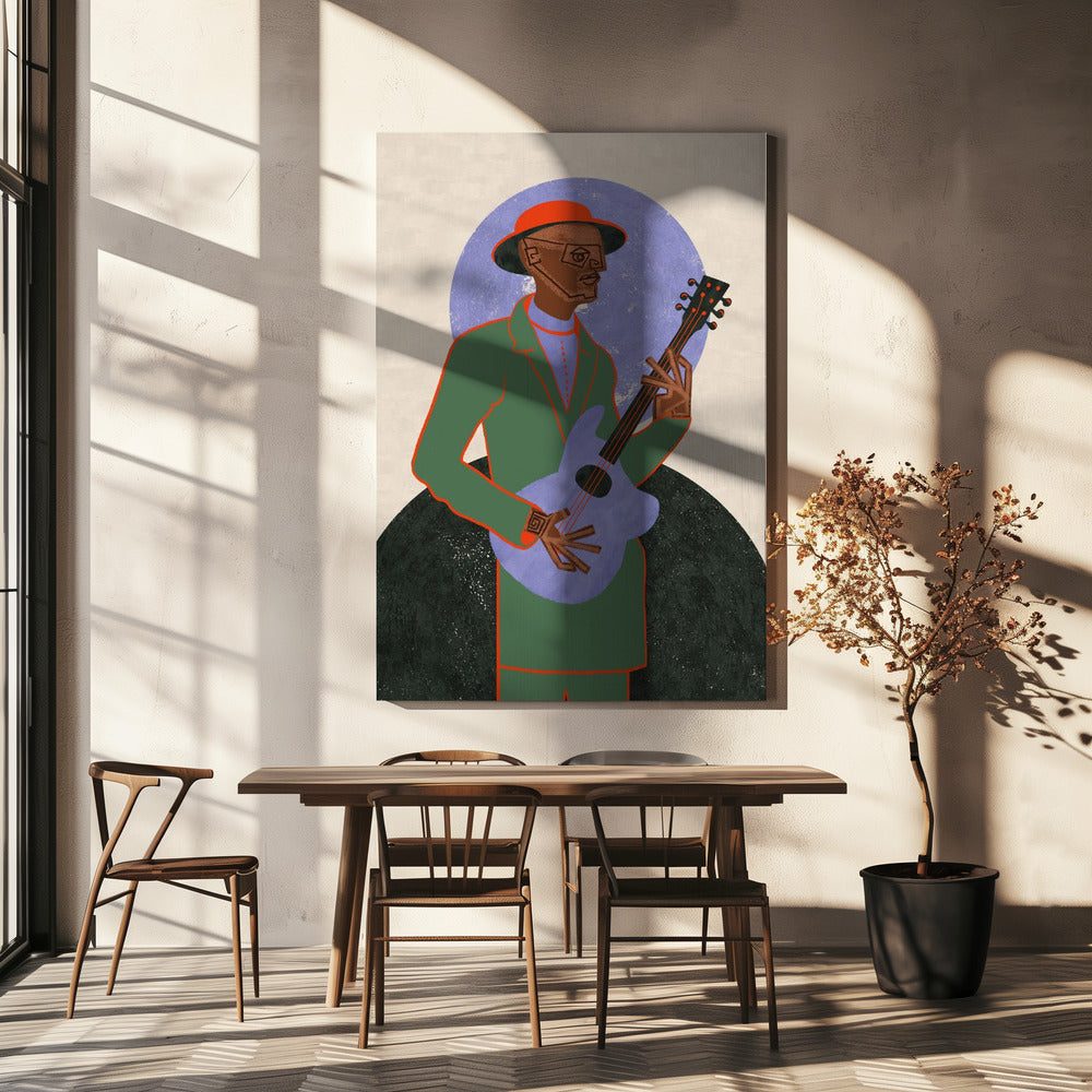 MUSIKER GUY XII | Leinwand