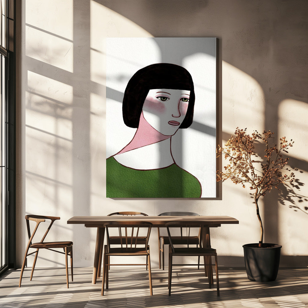 Junge Dame | Leinwand