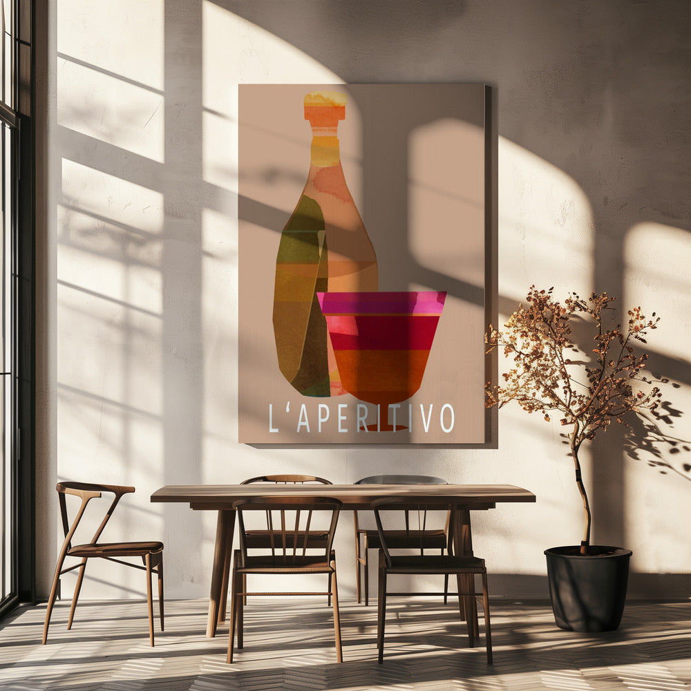 Der Aperitif 2 | Leinwand