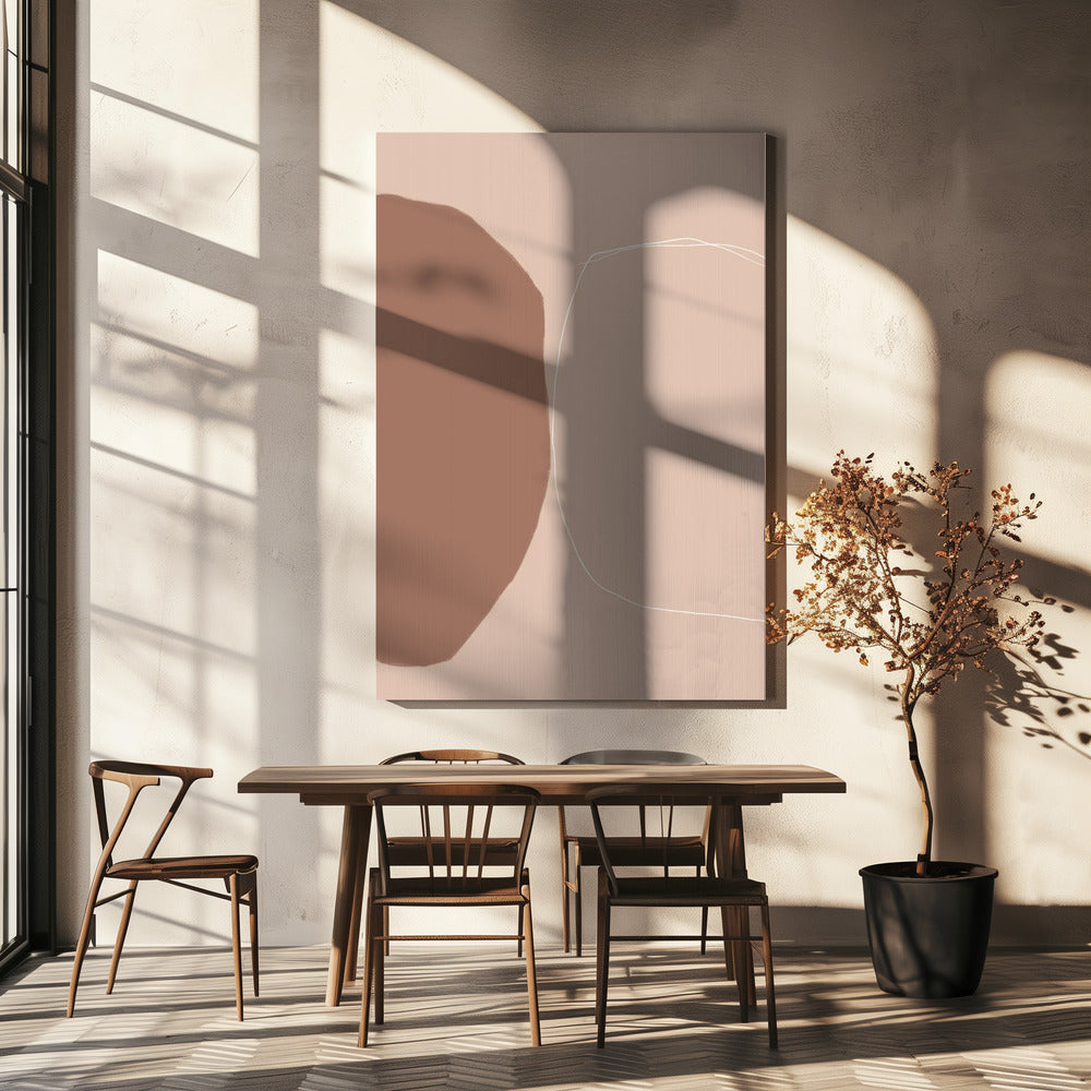 Minimalistische geometrische Formen | Leinwand