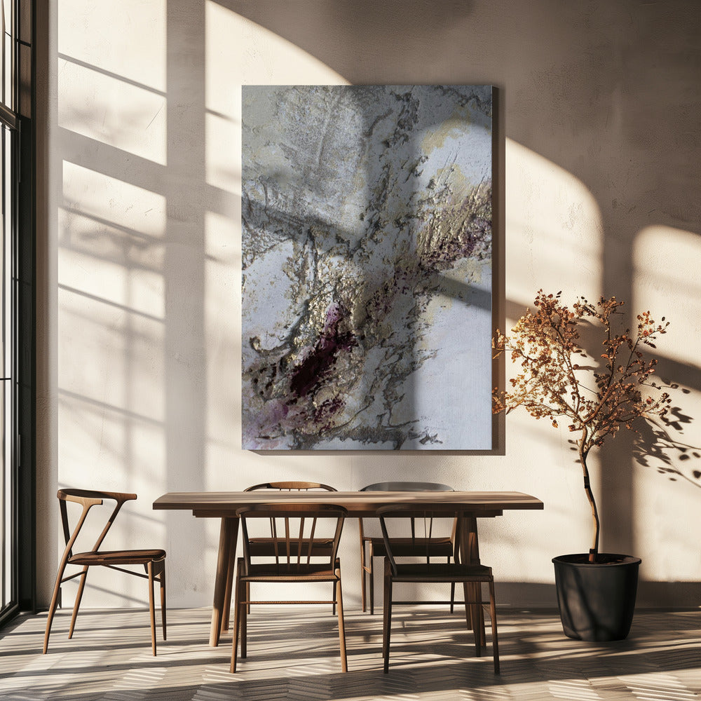 Golden Ravine – Goldene Highlights | Leinwand