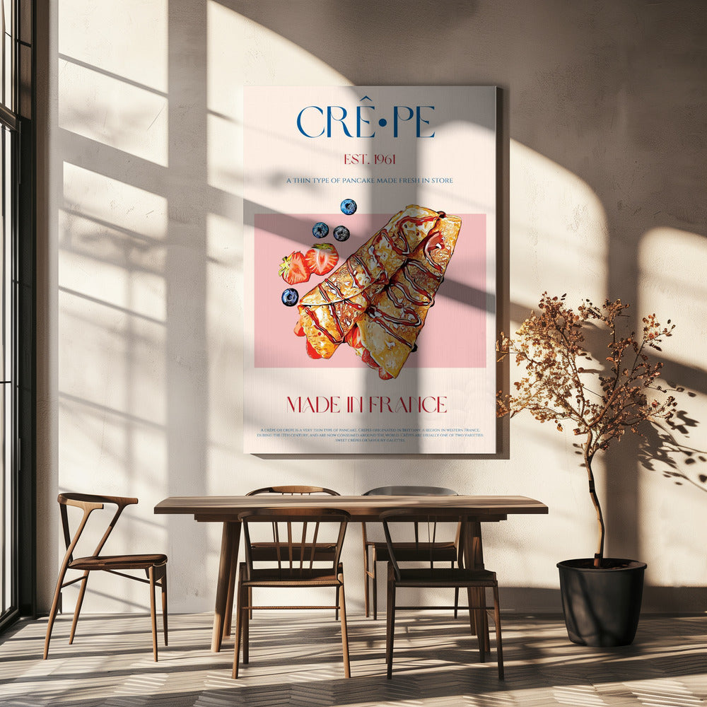 Französischer Crêpe-Genuss | Leinwand