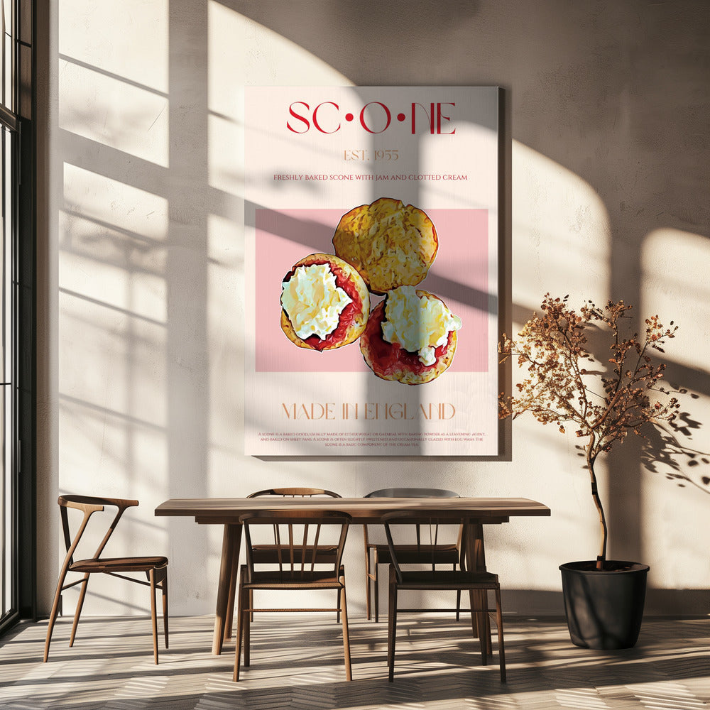 Englischer Scone-Genuss | Leinwand