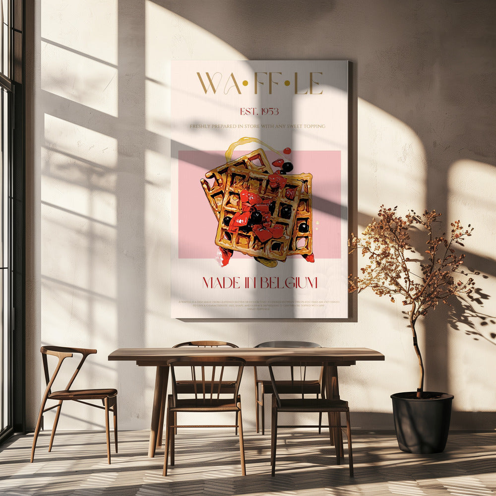 Waffle Print | Canvas