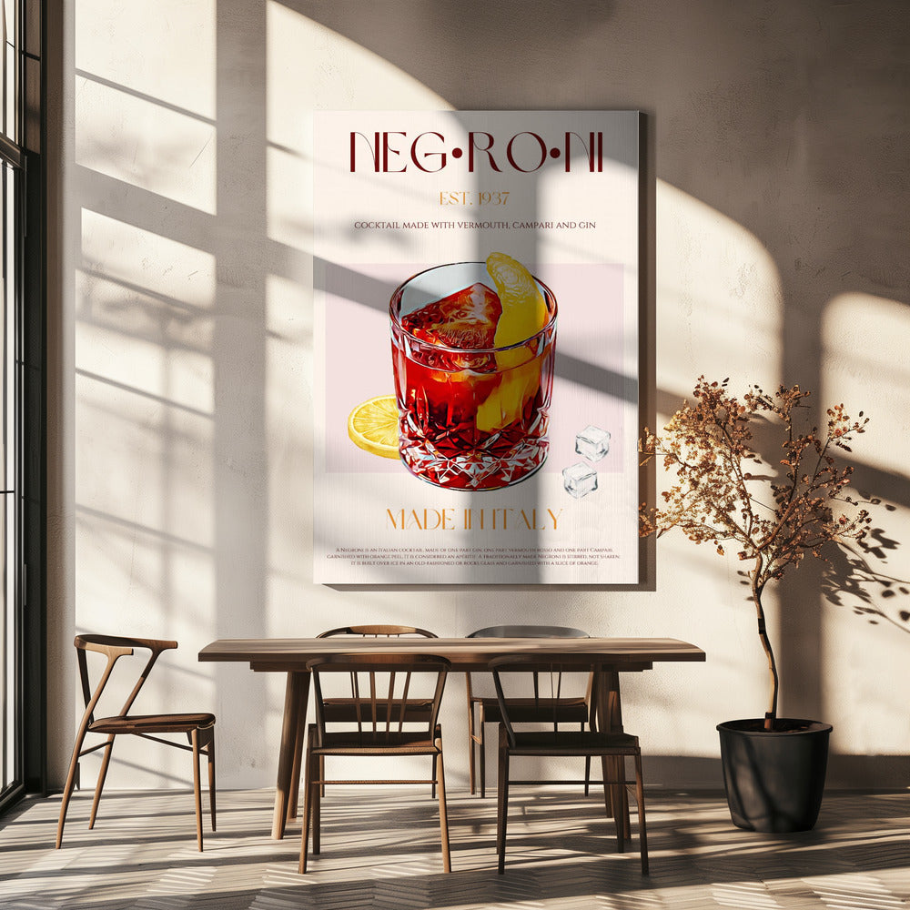 Negroni Delight | Leinwand