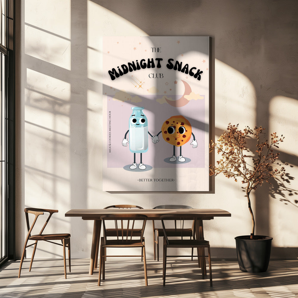 Milk & Cookie Duo | Canvas