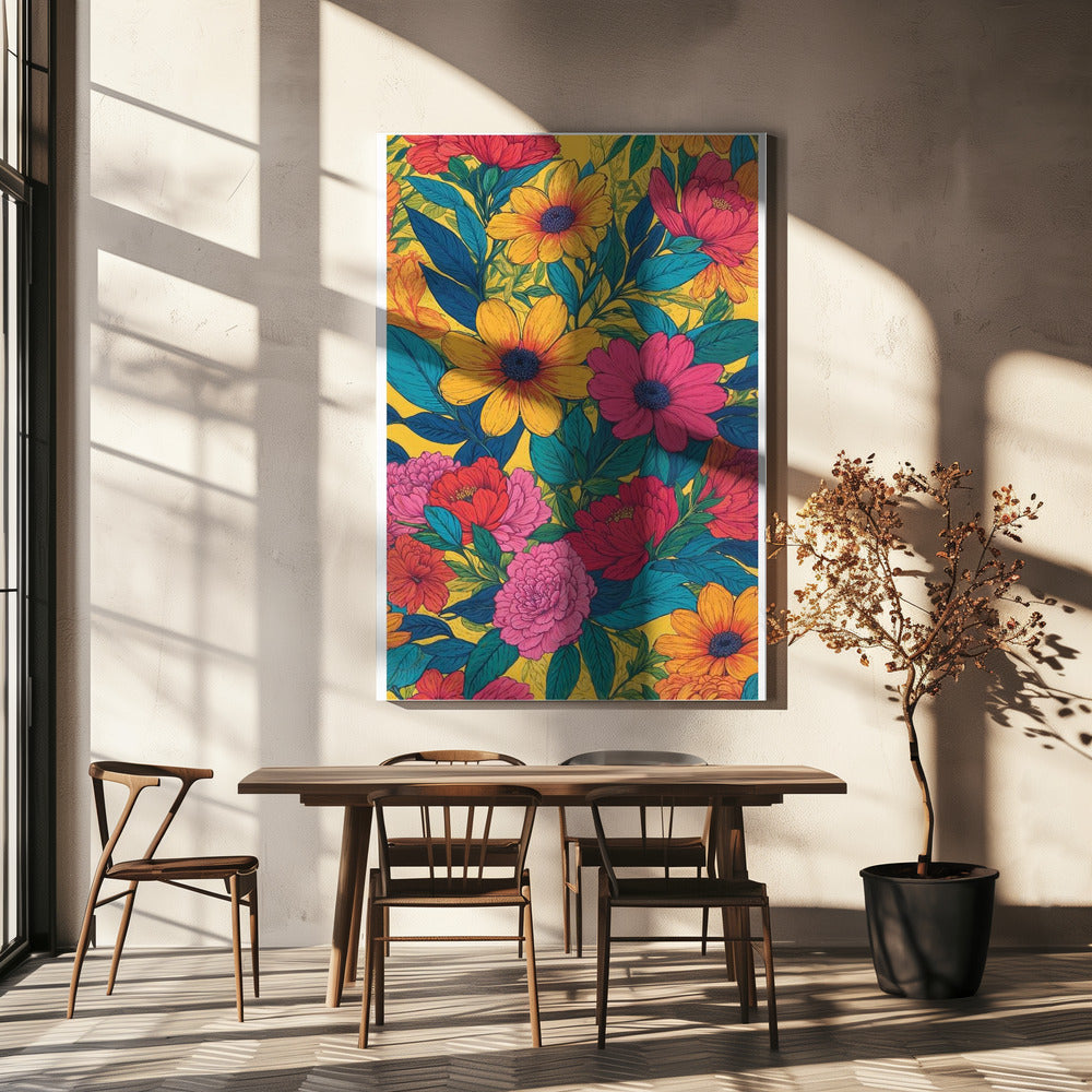 Vibrant Blooming | Canvas