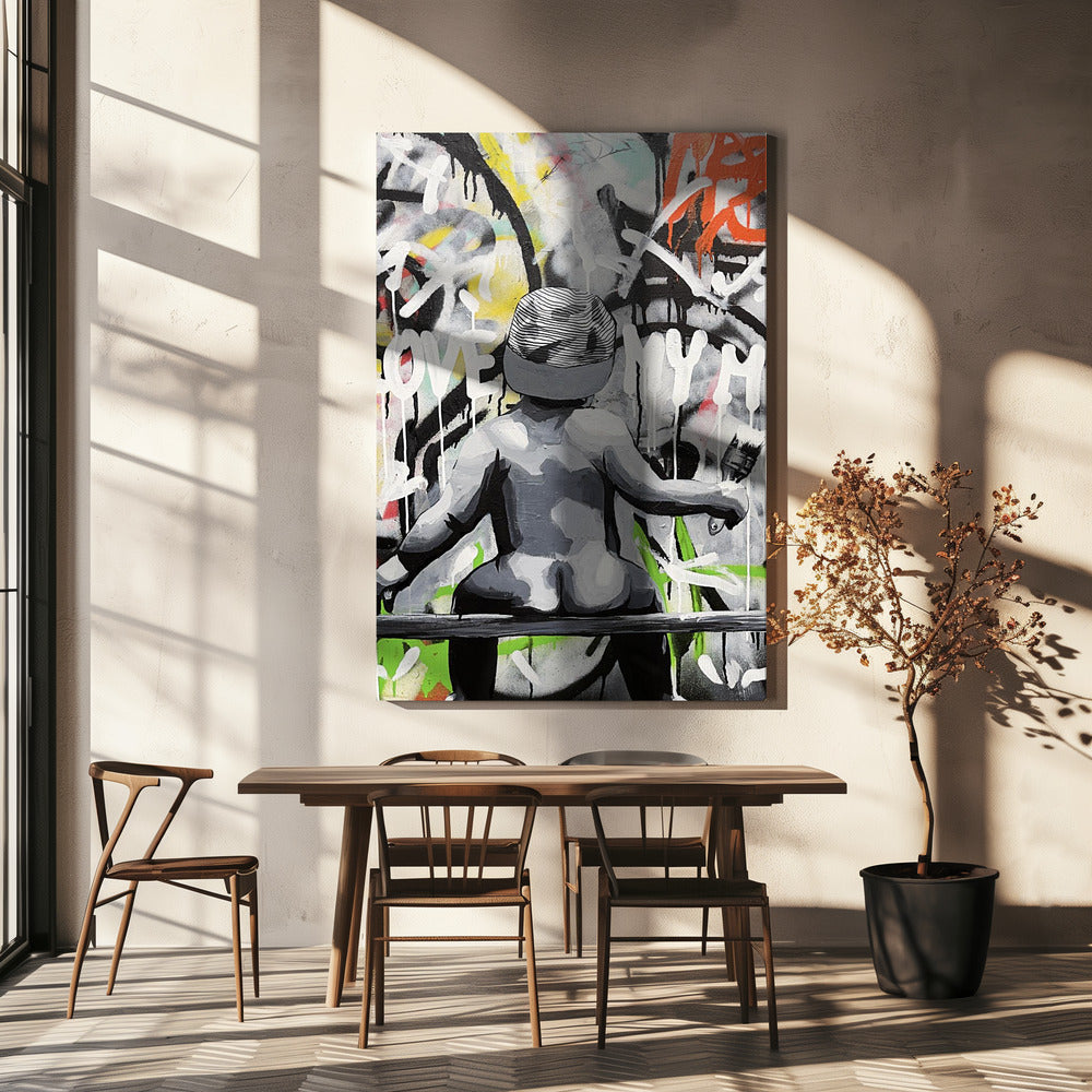 Graffiti-Träumer | Leinwand