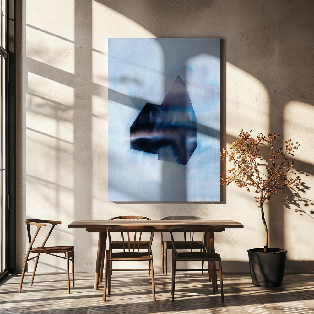 Geometrische Formen mit sanften Farbverläufen | Leinwand