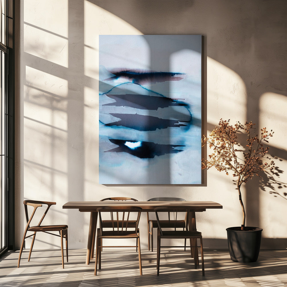 Durchscheinende Ebenen Landschaft | Leinwand
