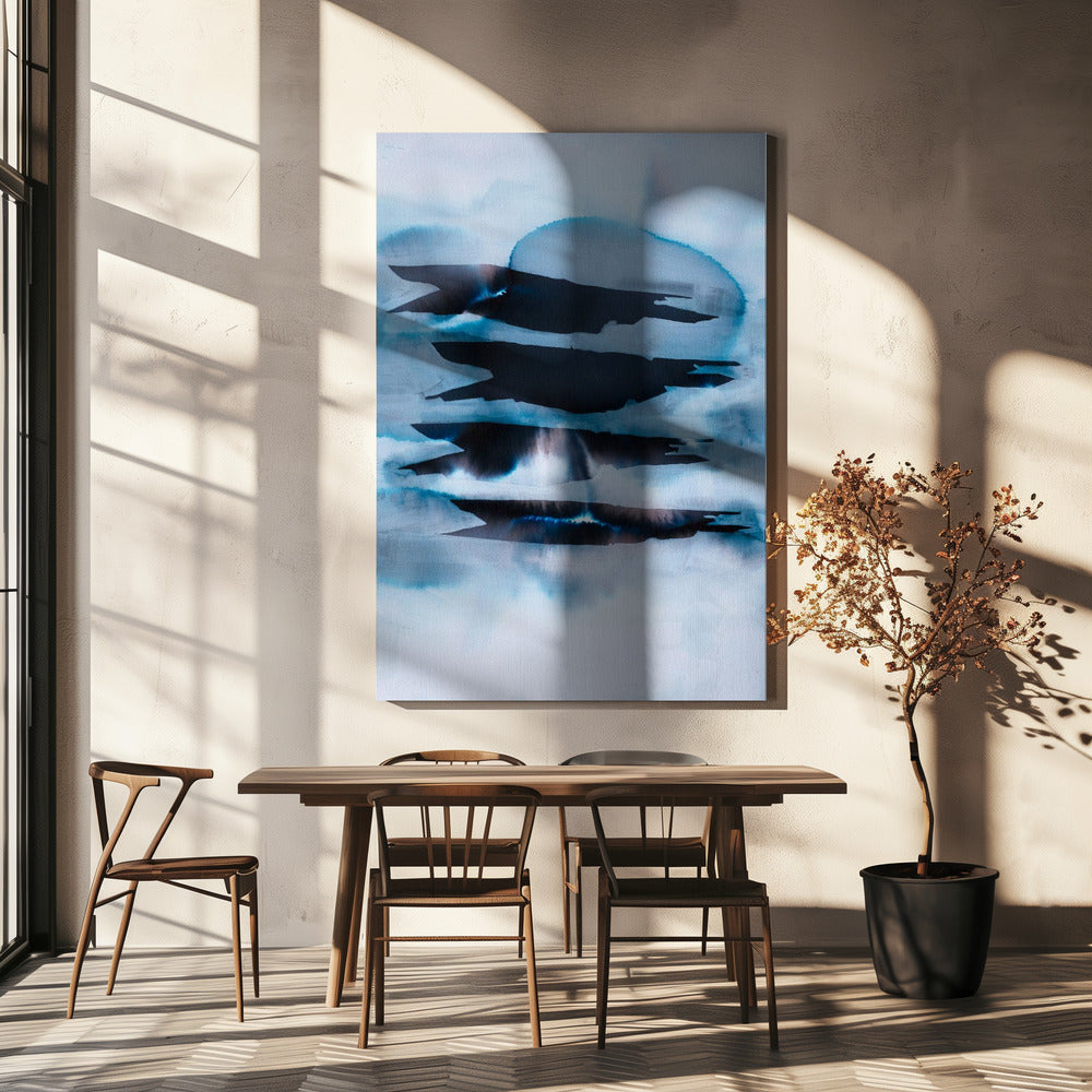 Neblige Reflexionen | Leinwand