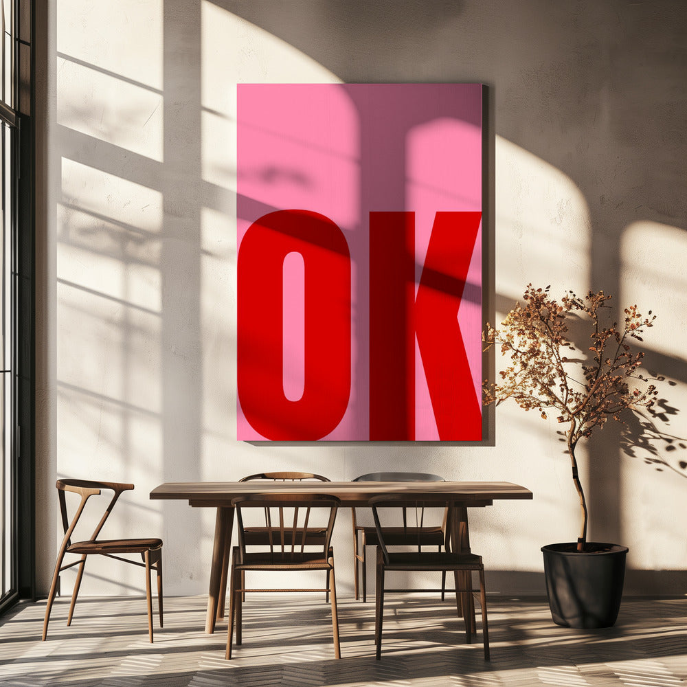 Bold Minimalist Text | Canvas