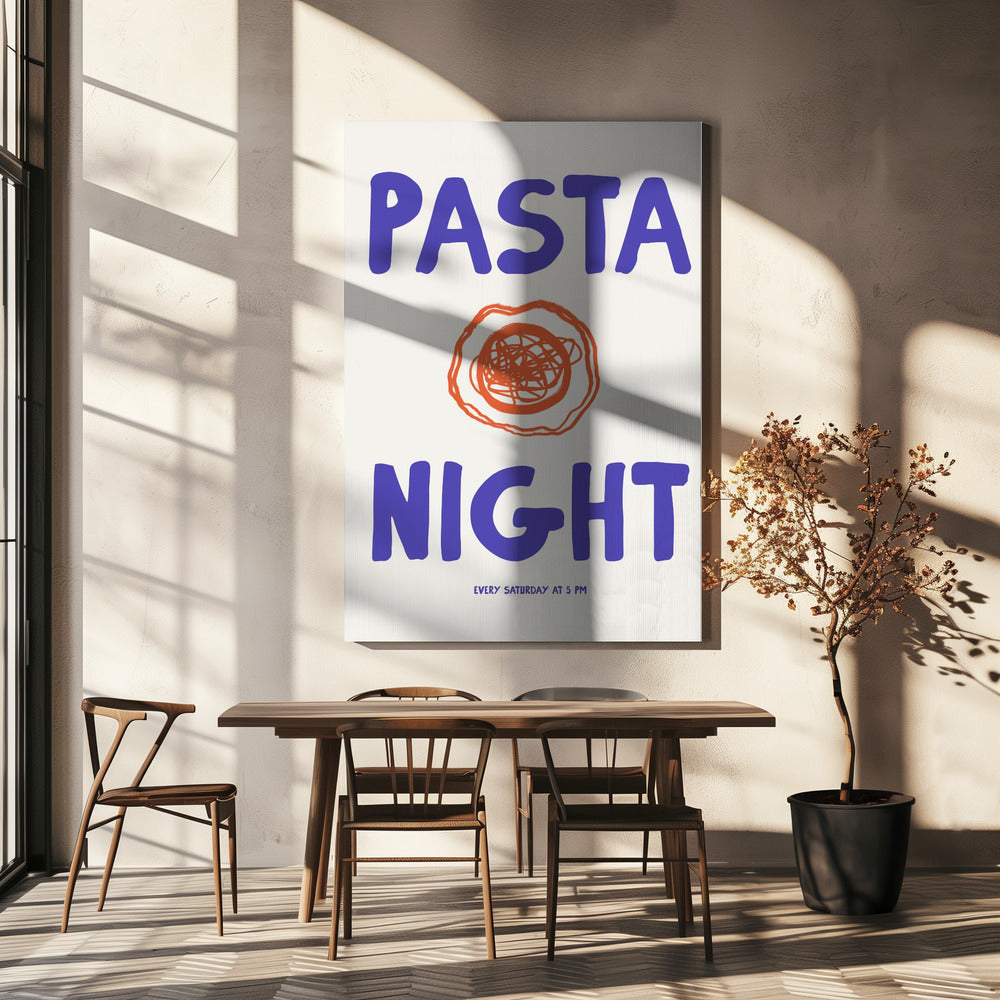 Pasta-Liebhaber vereinigt euch! | Leinwand
