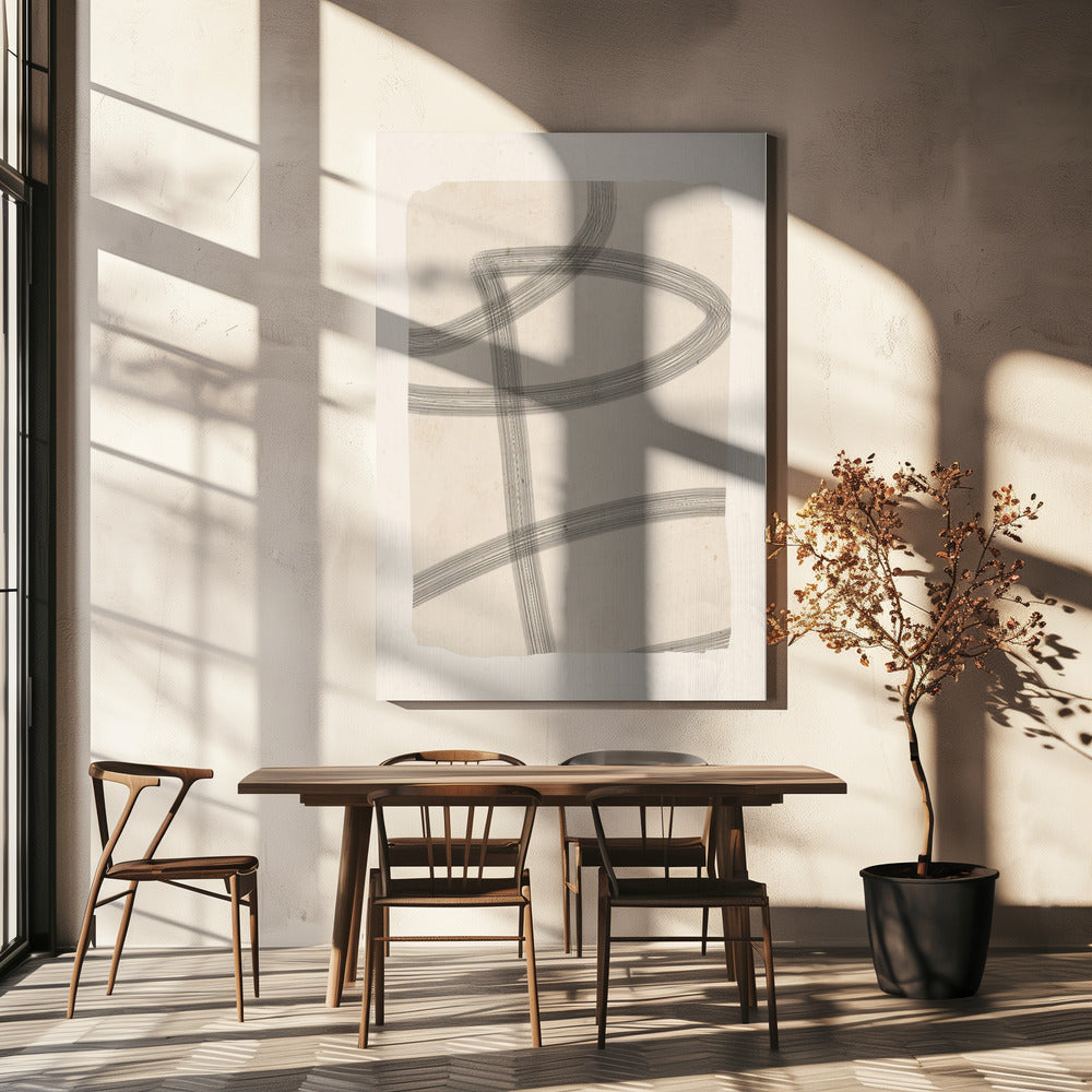 Minimalistische abstrakte Kunst | Leinwand