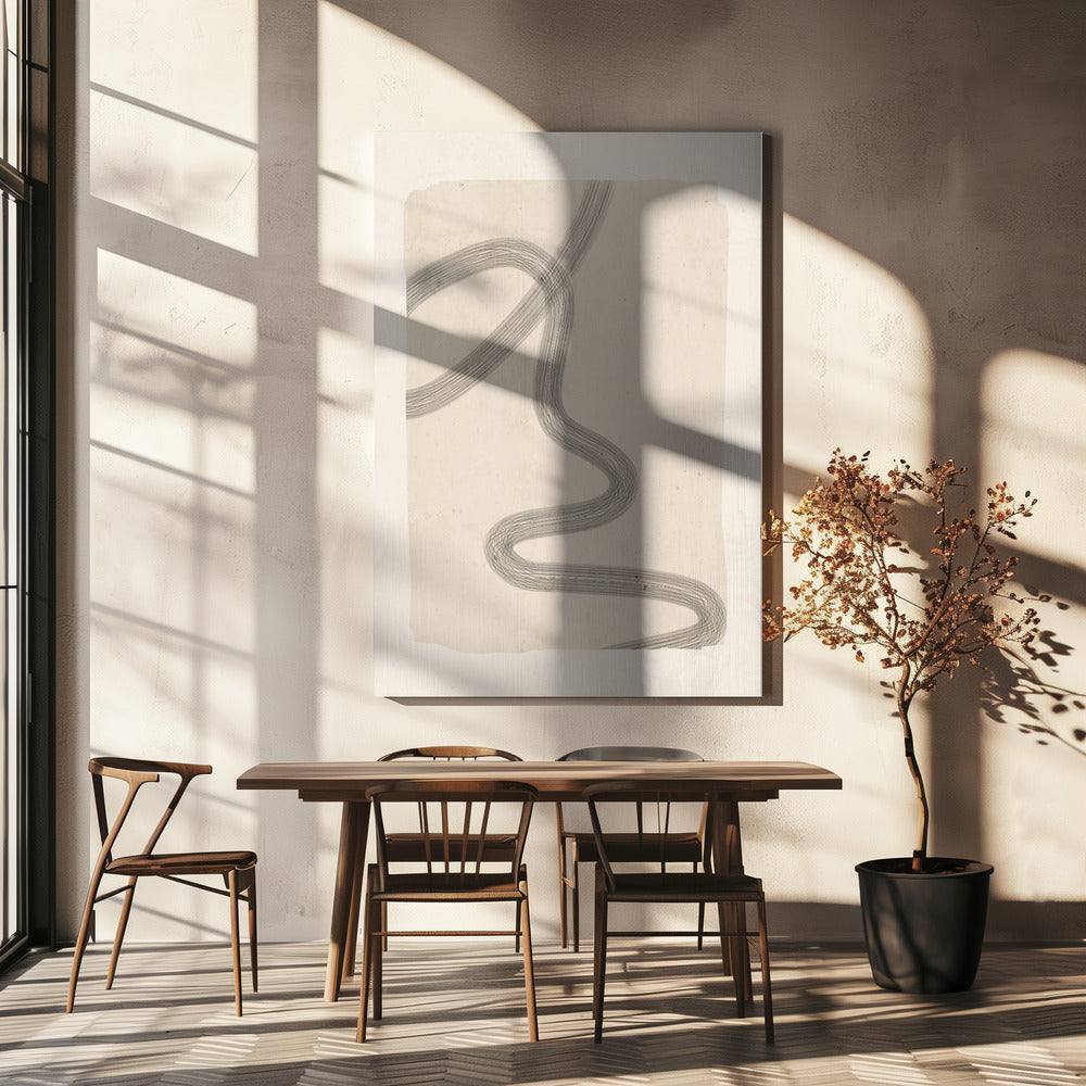 Minimalistische abstrakte Kunst | Leinwand