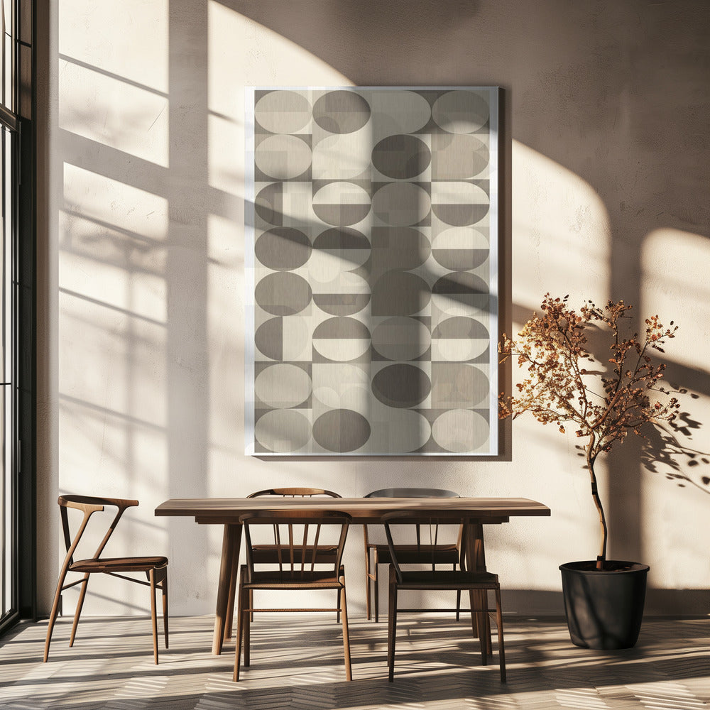Geometrisches abstraktes Design | Leinwand