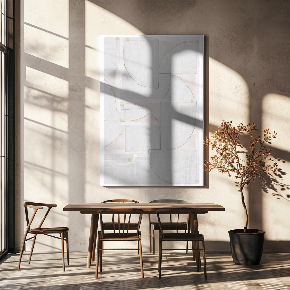 Weiße Formen | Leinwand