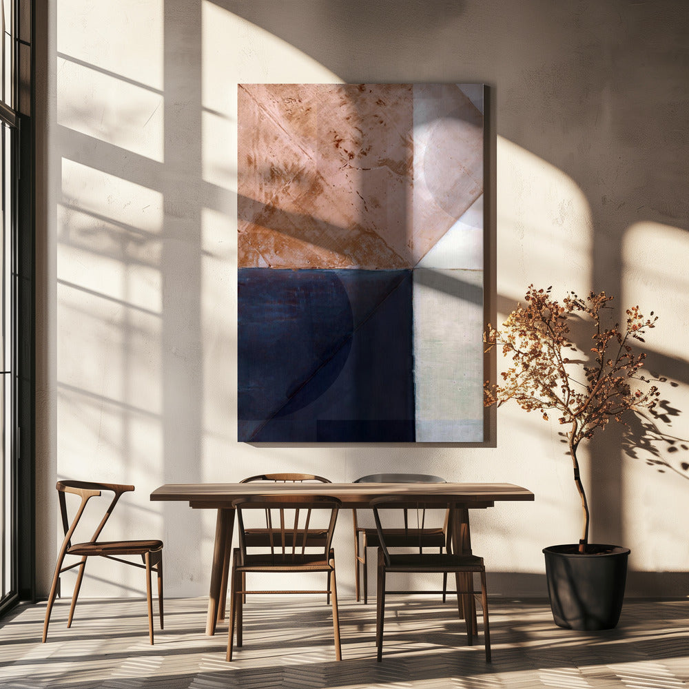 Abstraktes geometrisches Muster | Leinwand