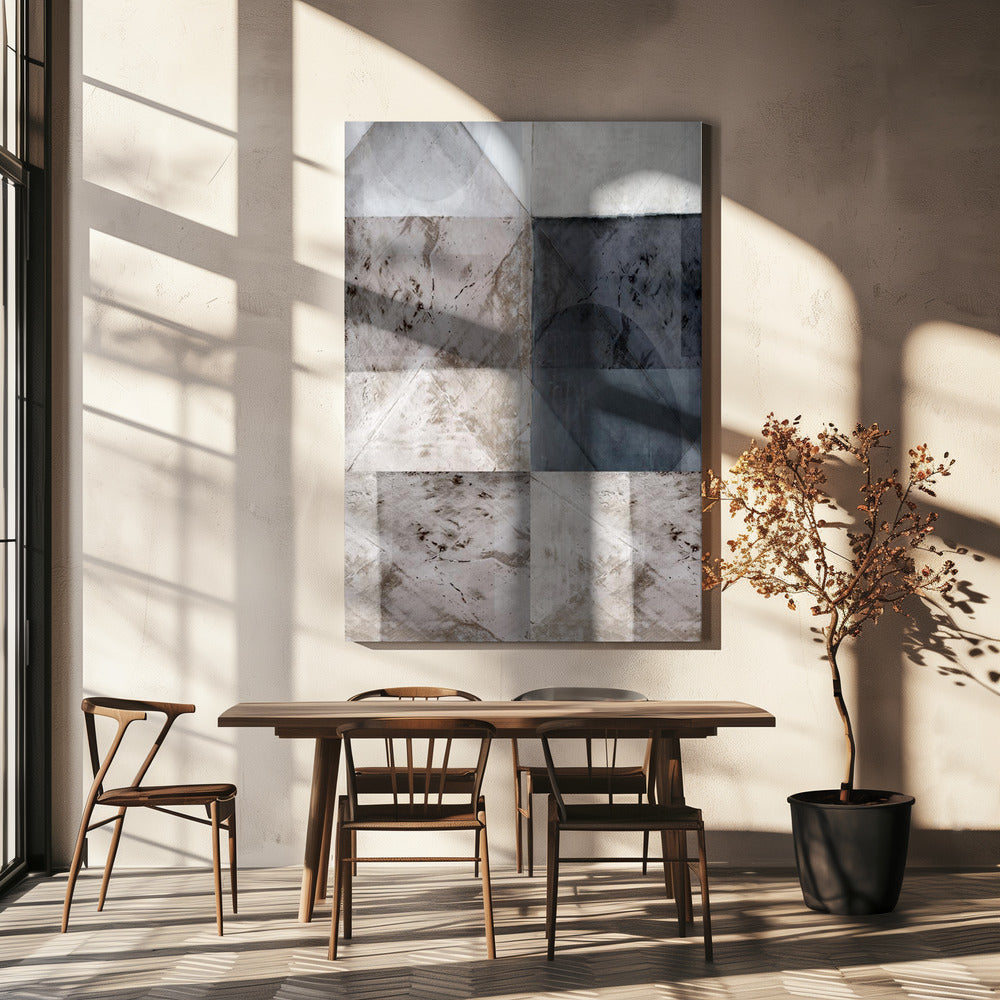 Abstraktes geometrisches Muster | Leinwand