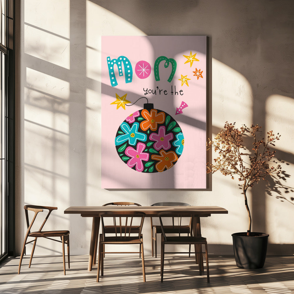 Mamas Blumenfreude | Leinwand