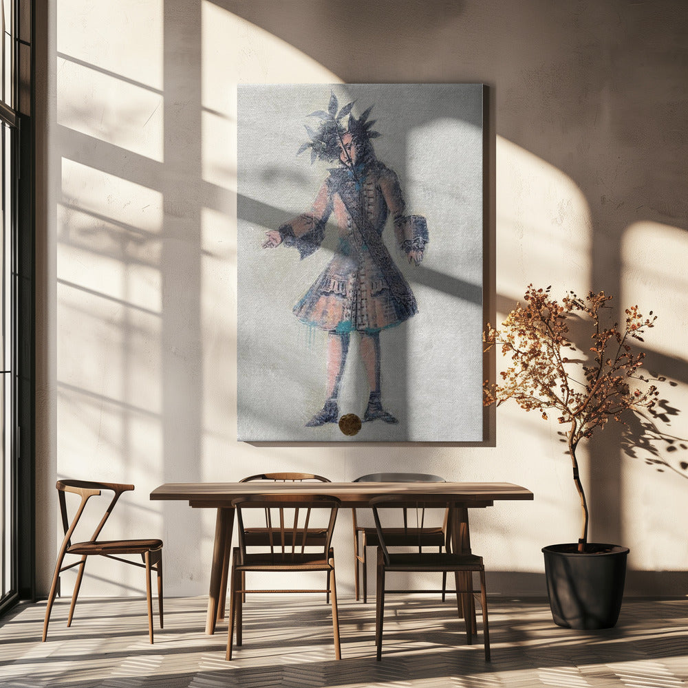 Der Hof der Tiefe | Leinwand