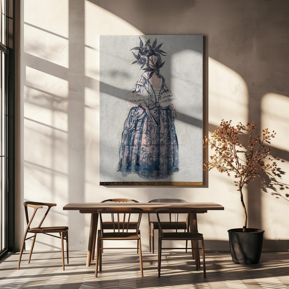 Verschleierte Eleganz | Leinwand