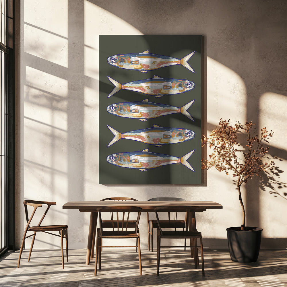 Fischsymphonie | Leinwand