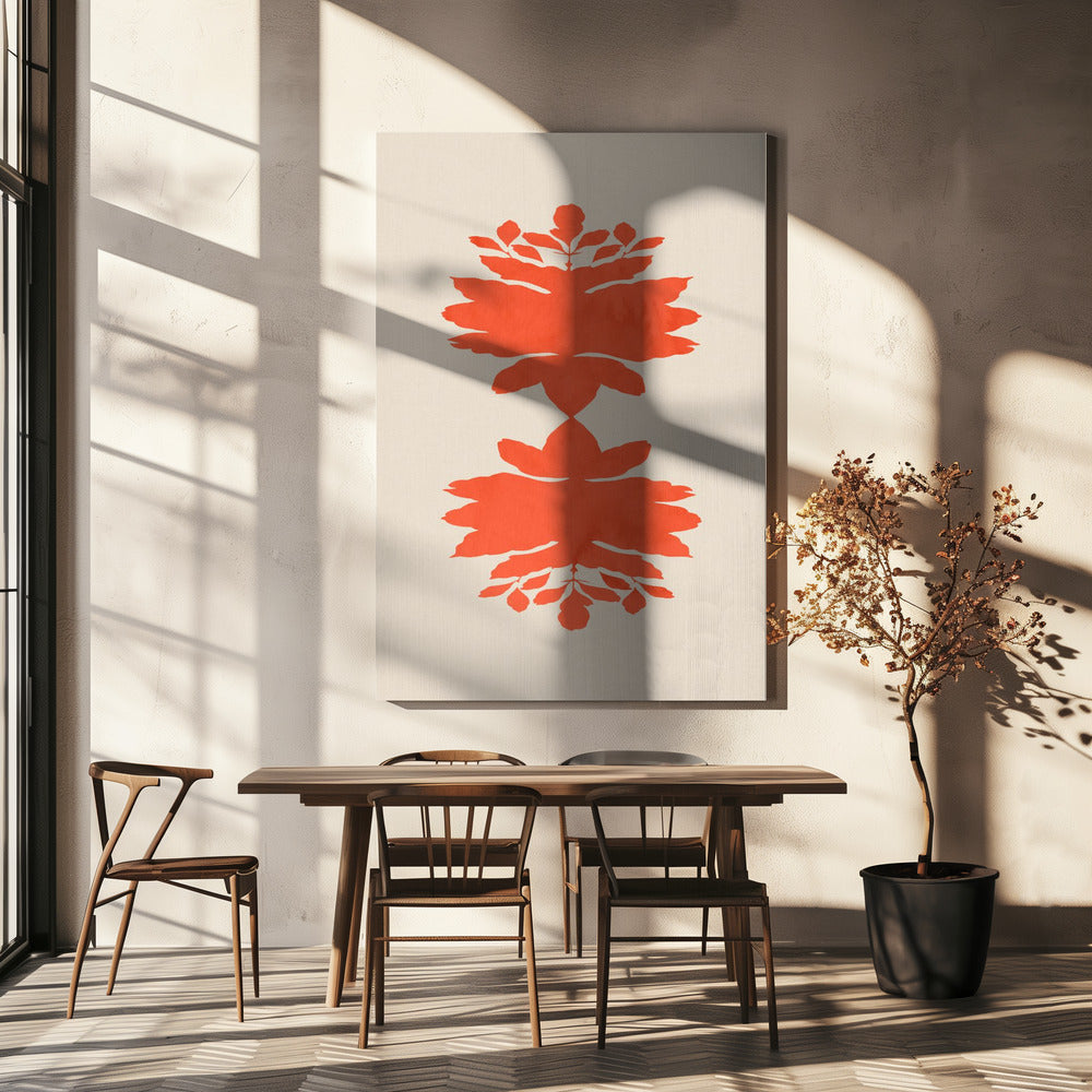 Symmetrische Blüte | Leinwand
