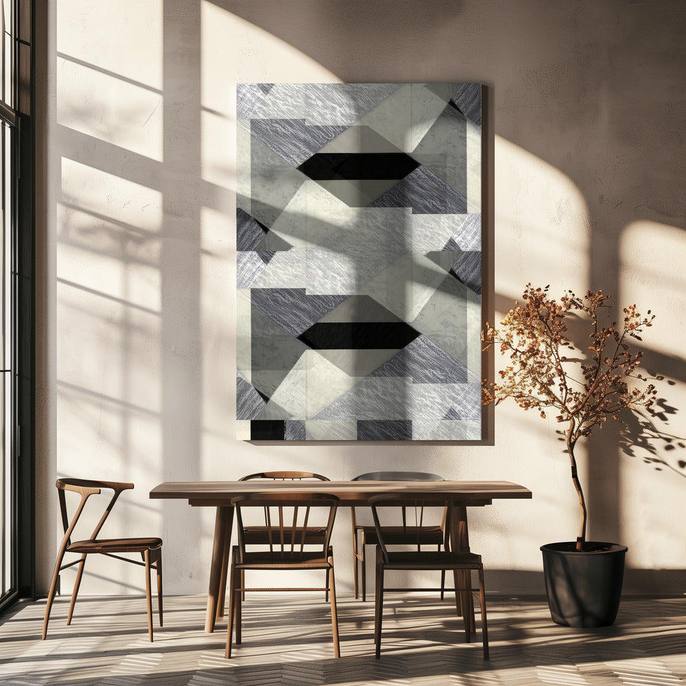 Geometrische Schatten | Leinwand