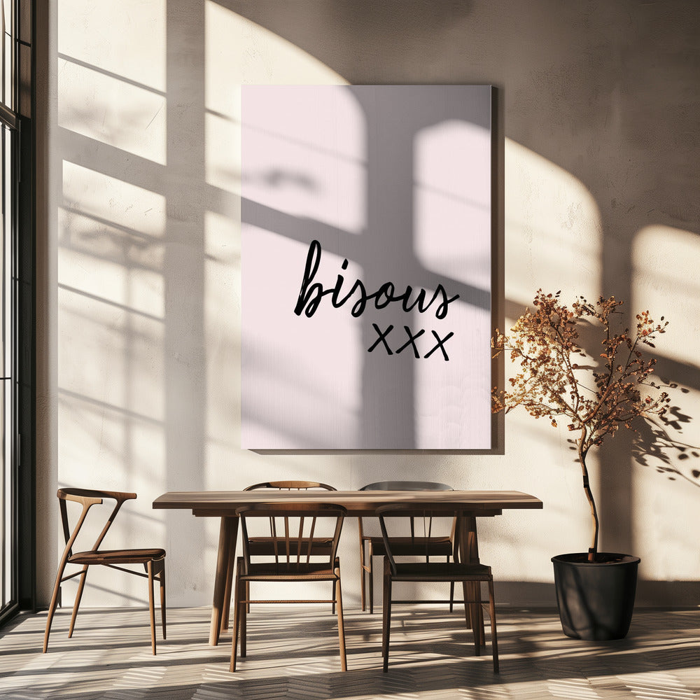 Bisous | Leinwand