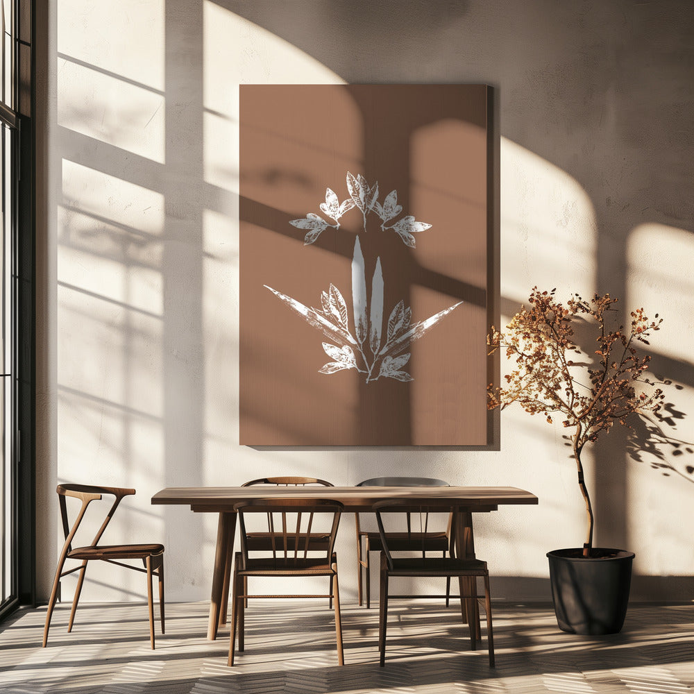 Blattemblem-Design | Leinwand