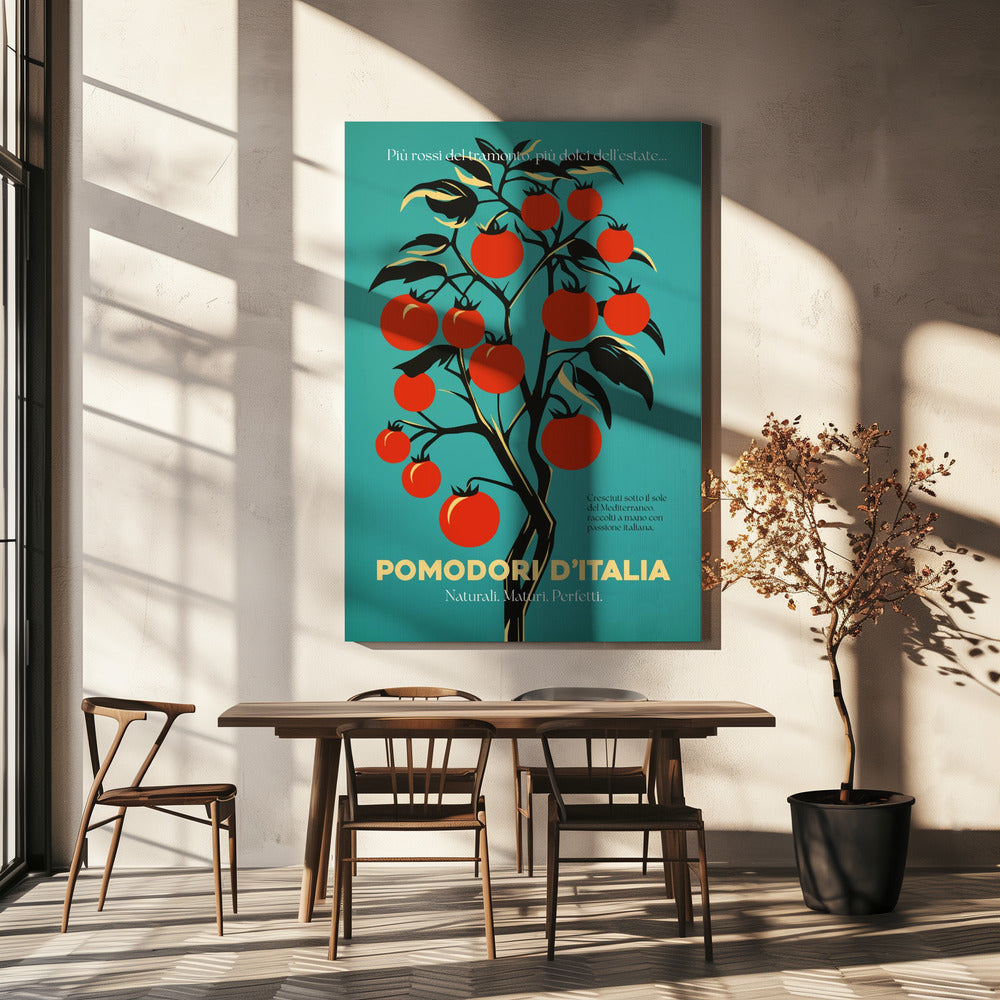 Vibrant Red Tomatoes | Canvas