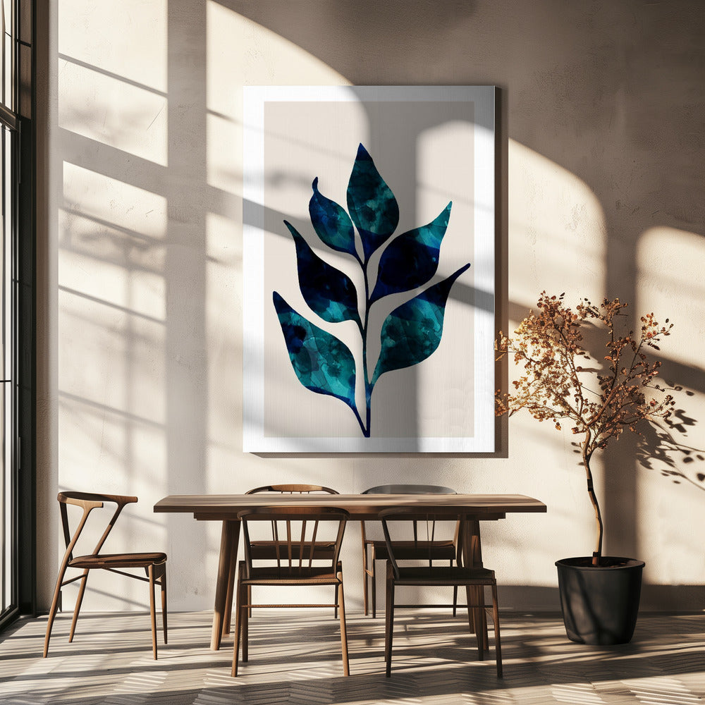 Teal Sprout Studie | Leinwand