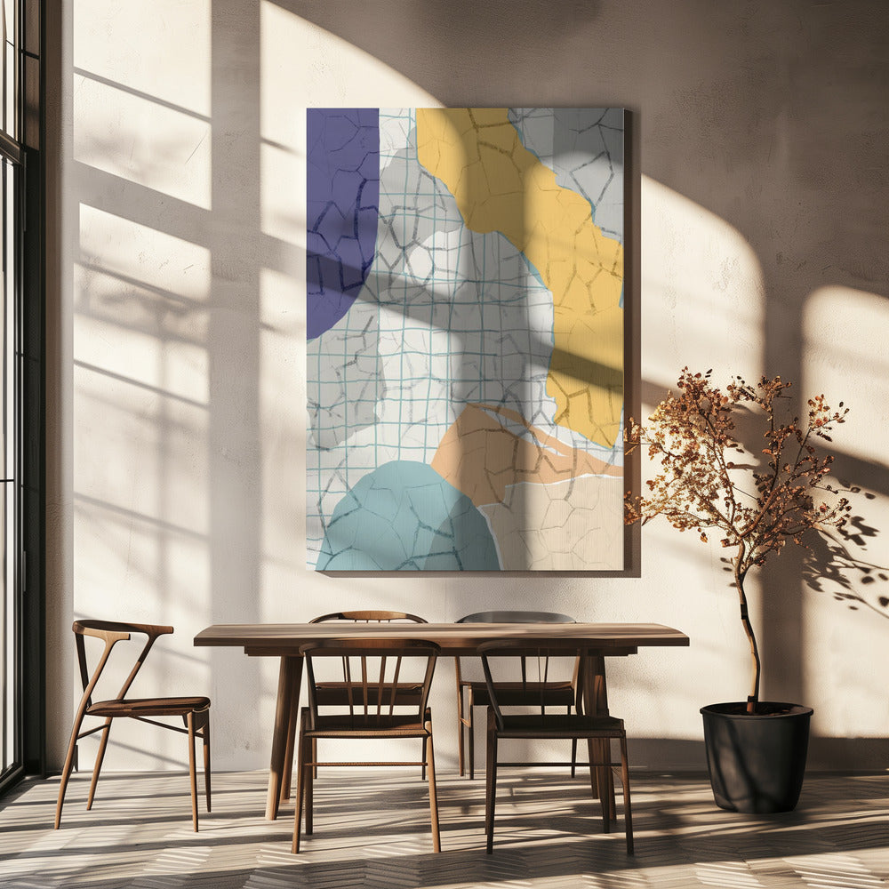 Terrestrische Spuren | Leinwand