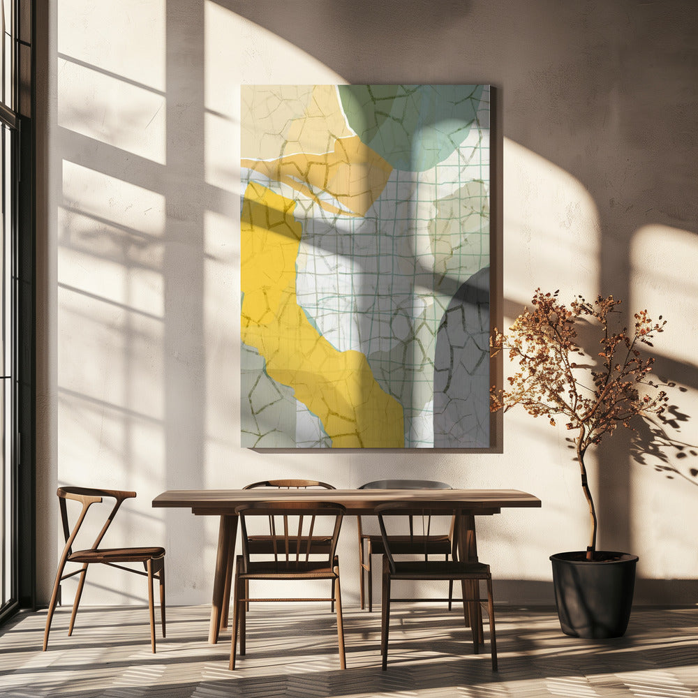 Terrestrische Spuren | Leinwand