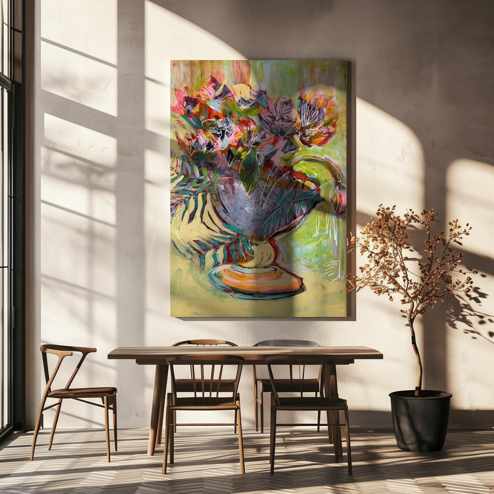Blumenstrauß der Herzen VIII | Leinwand