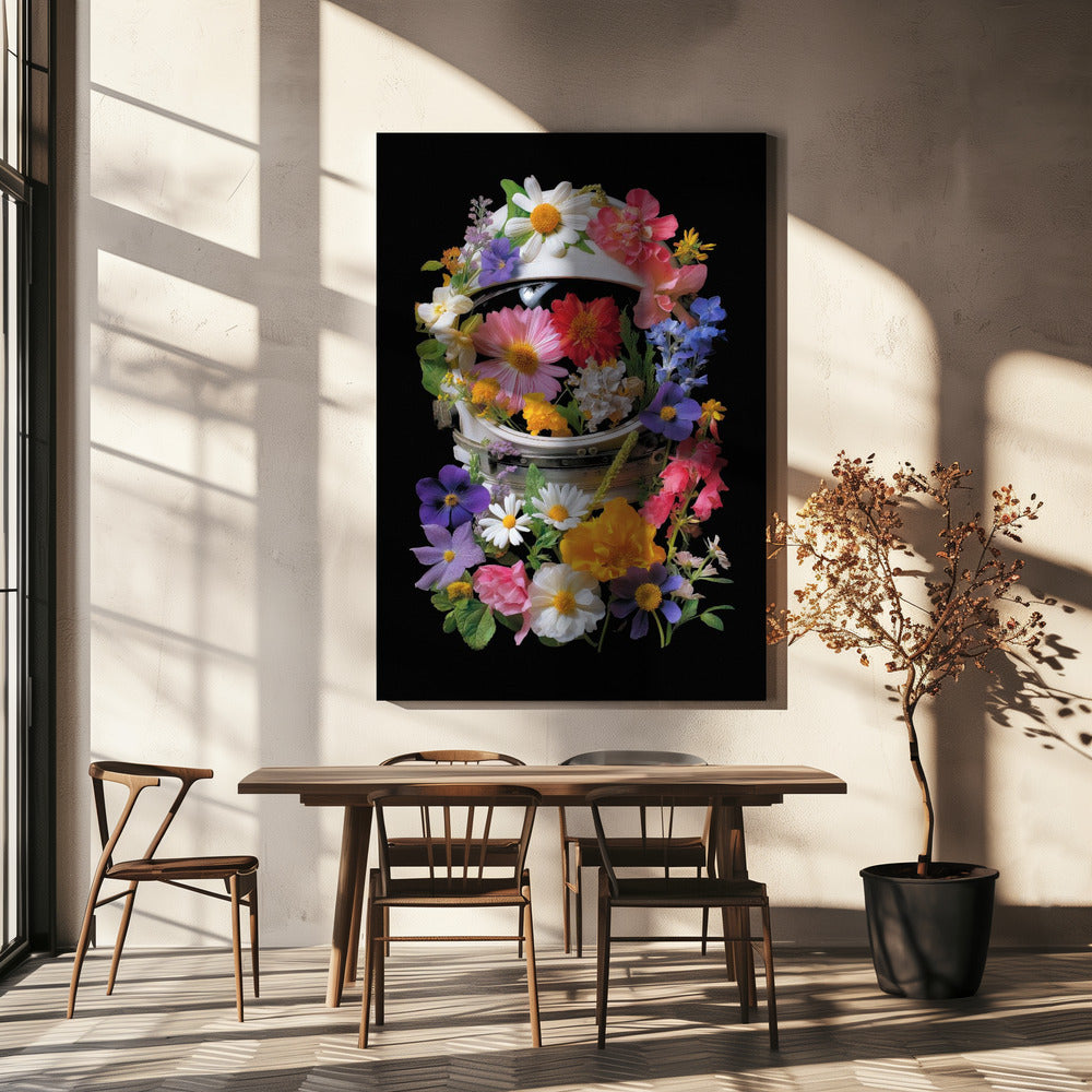 Kosmische Blüte | Leinwand