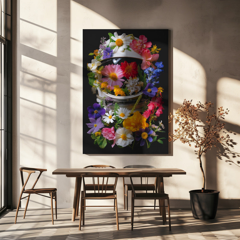 Kosmische Blüte | Leinwand