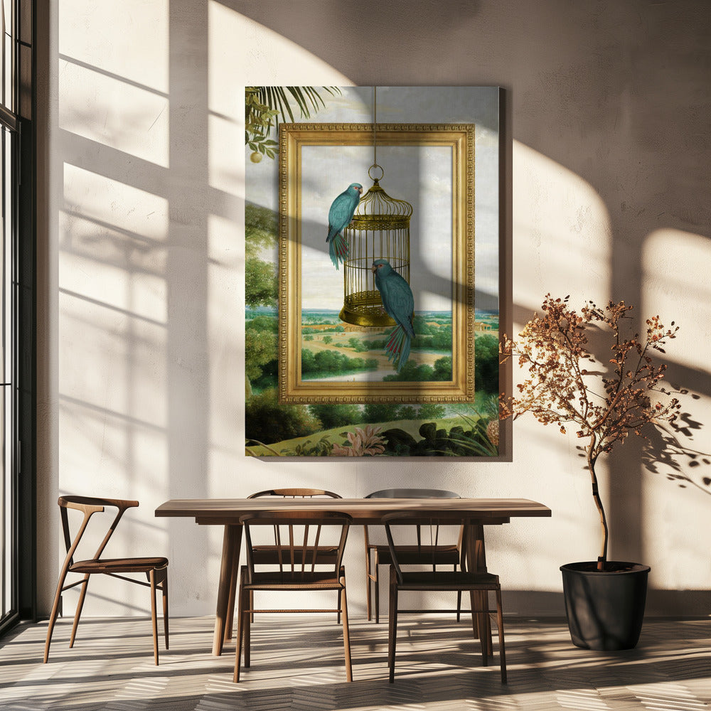 Der goldene Blick | Leinwand
