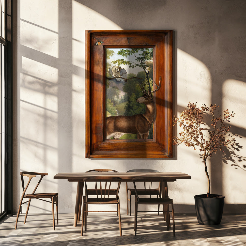 Tales of Owls and Deer | Canvas