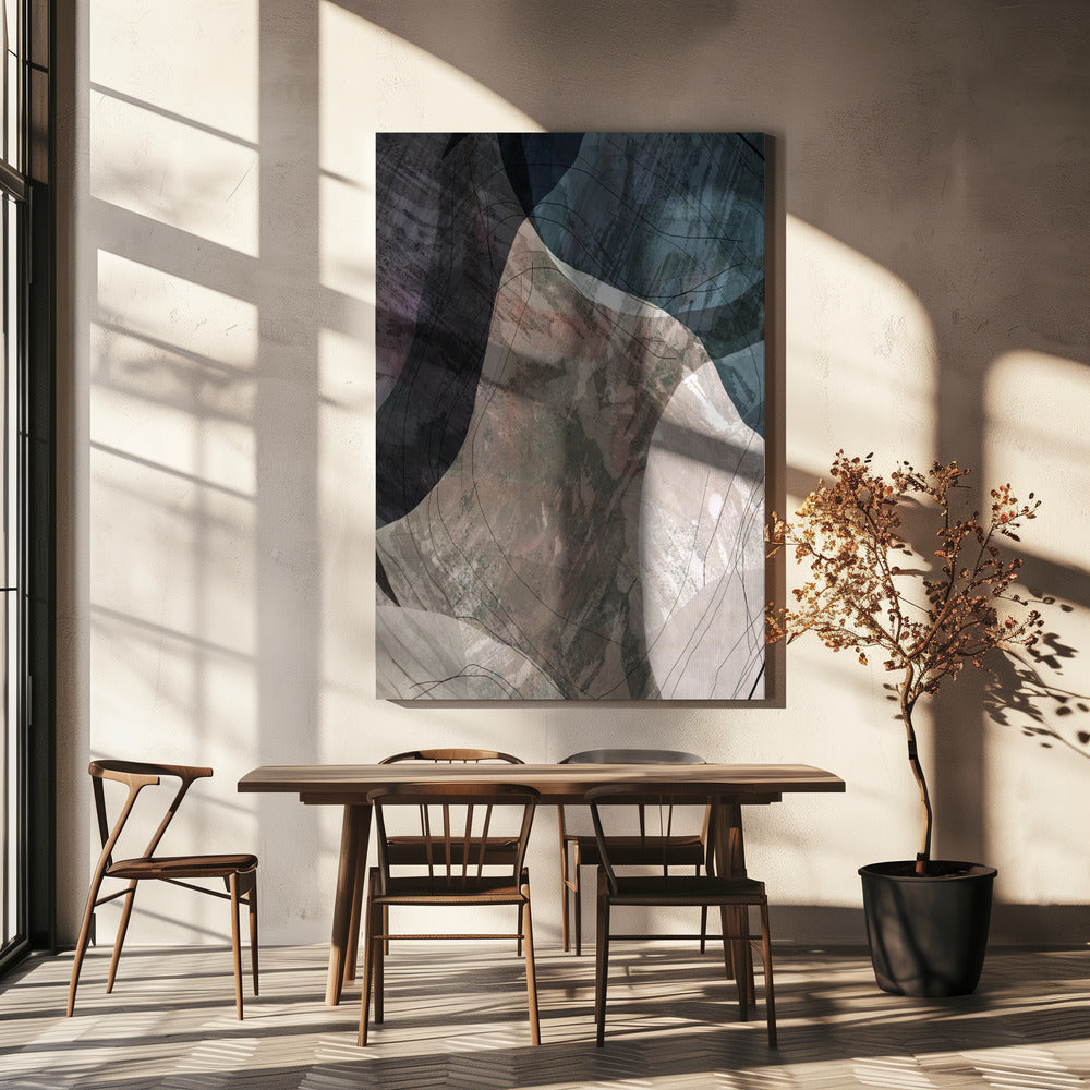 Ozeanische Echos 3 | Leinwand