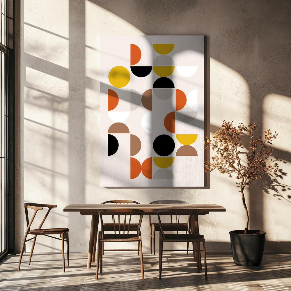 Mid-Century Muster | Leinwand