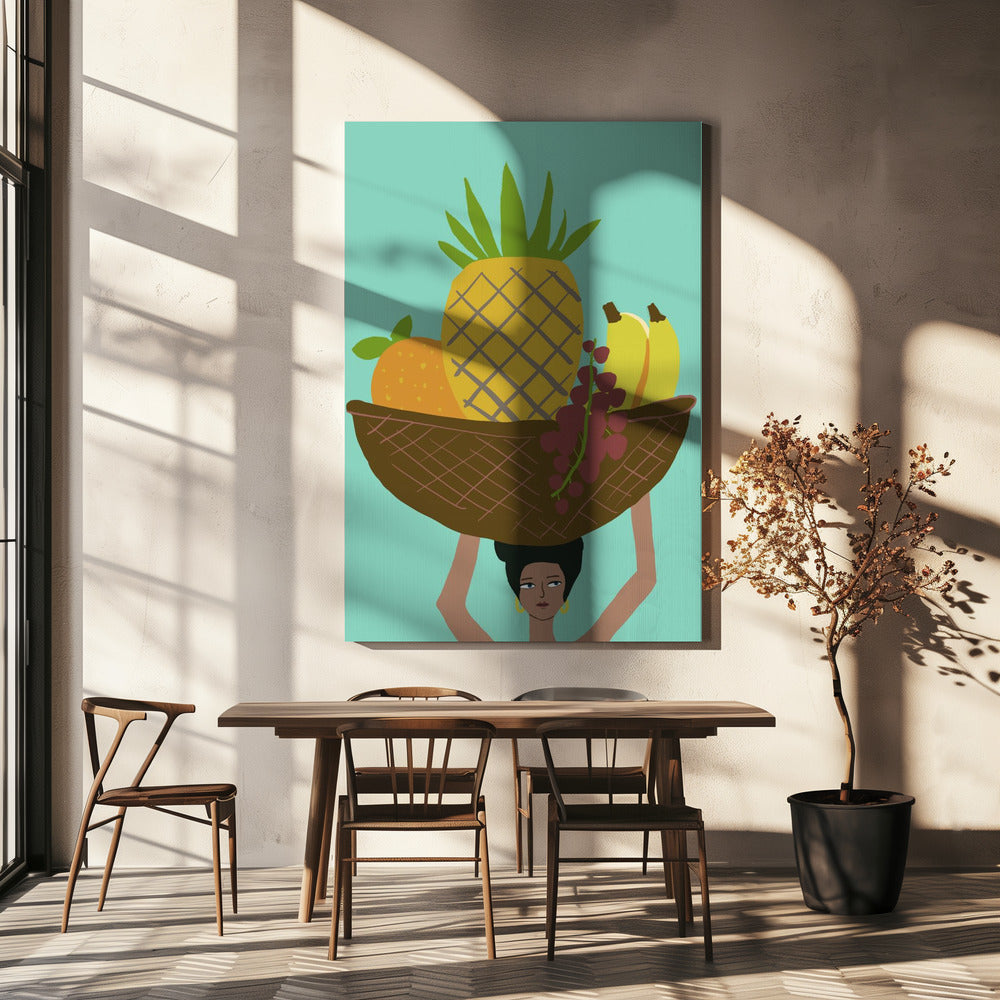 Tropische Früchte | Leinwand