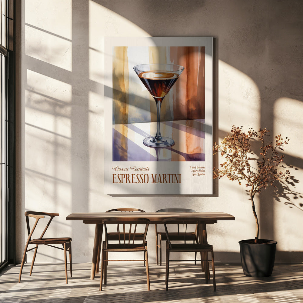 Klassische Cocktails - Espresso Martini | Leinwand
