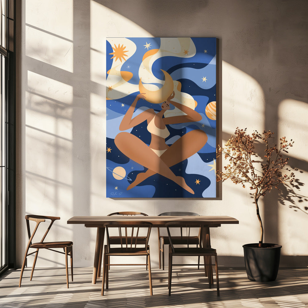 Kind des Universums | Leinwand