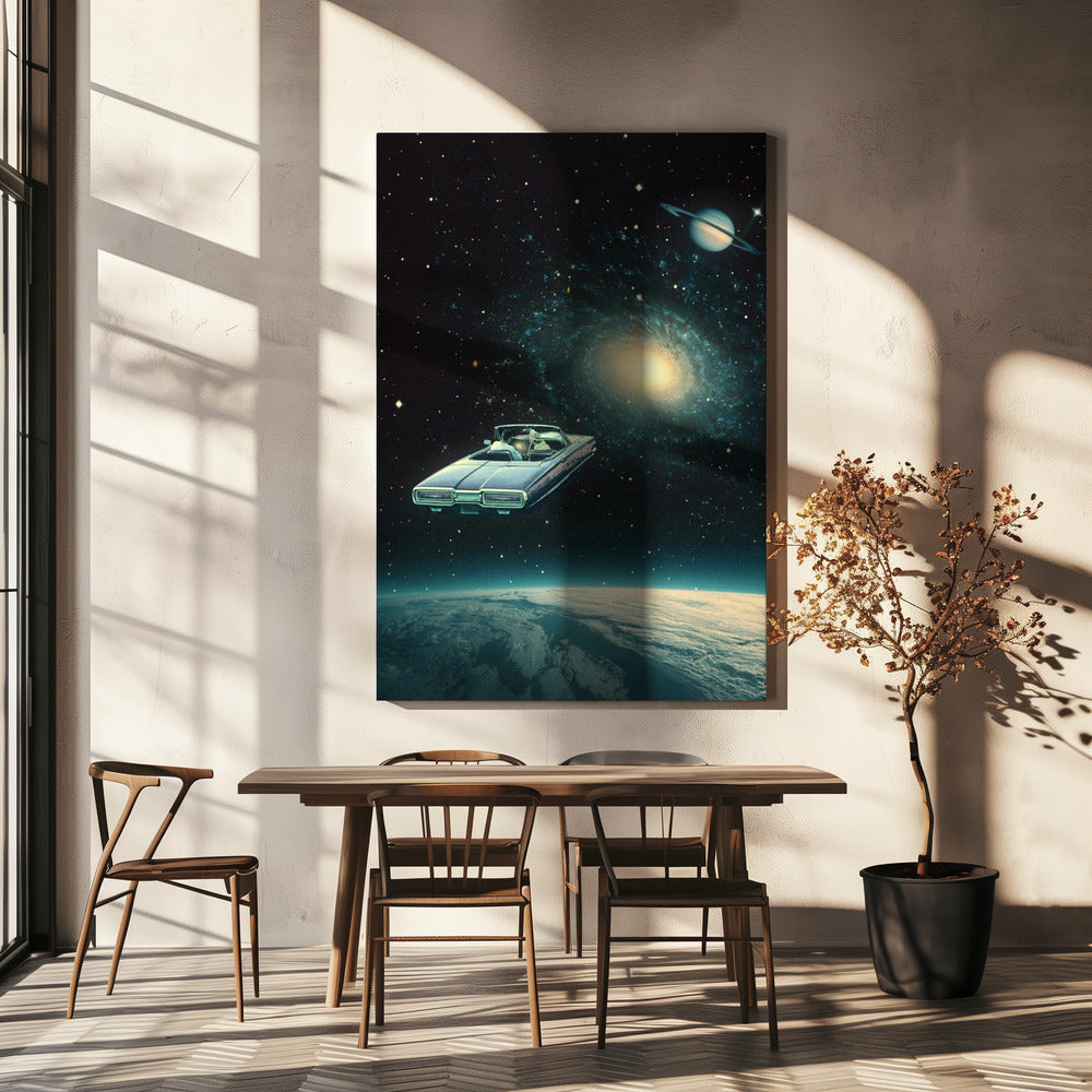 Fahrt durch den Kosmos | Leinwand