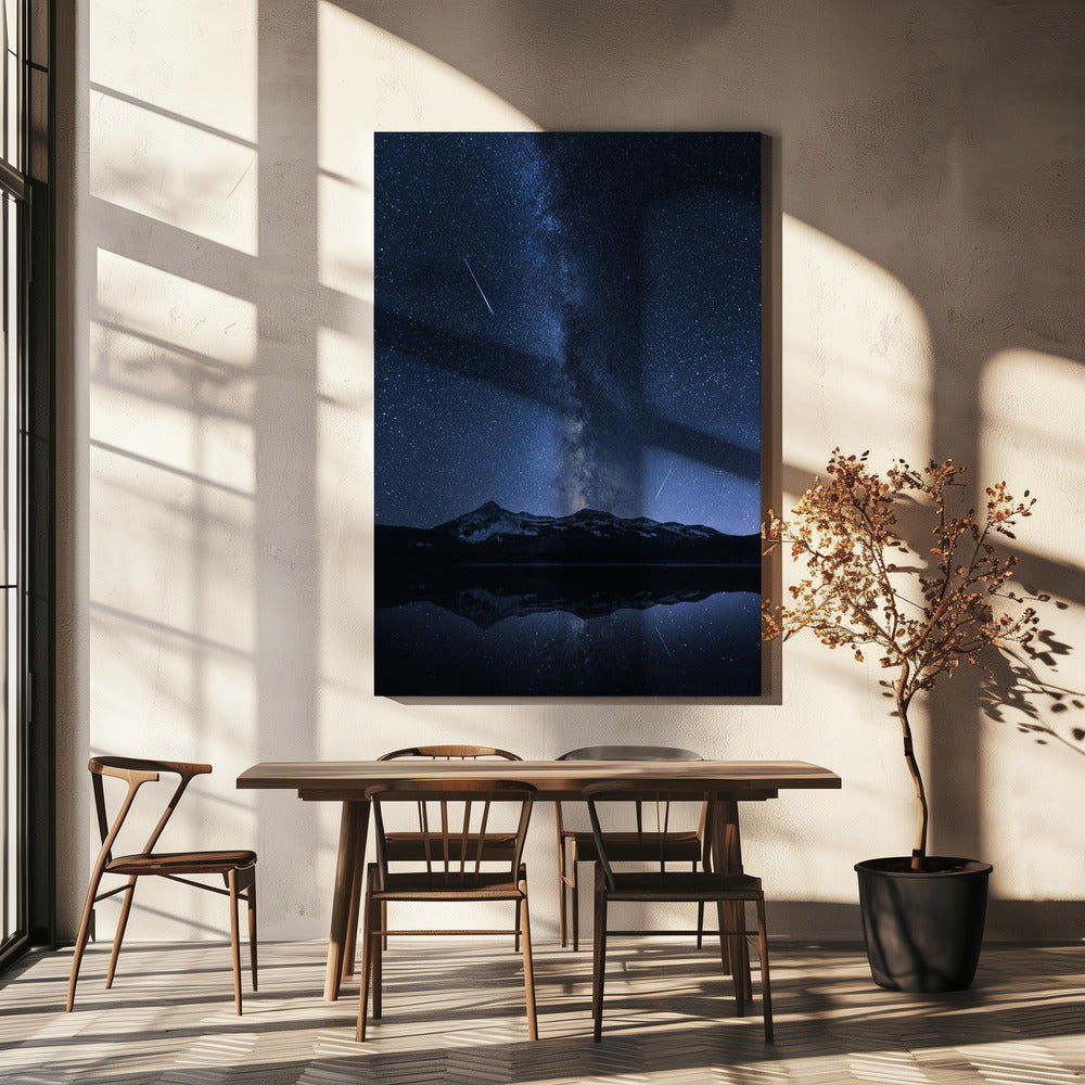 Galaxienreflexion | Leinwand